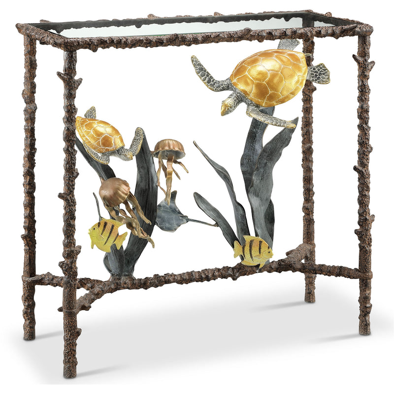 Turtle and Sea Life Console Table
