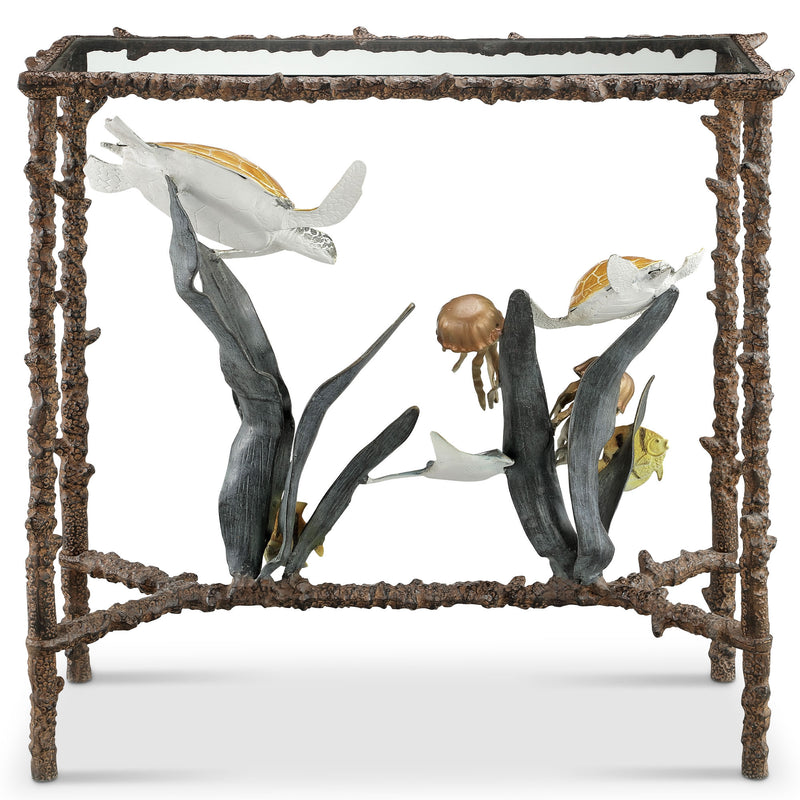 Turtle and Sea Life Console Table