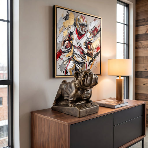 University of Georgia Bulldog Mascot Statue