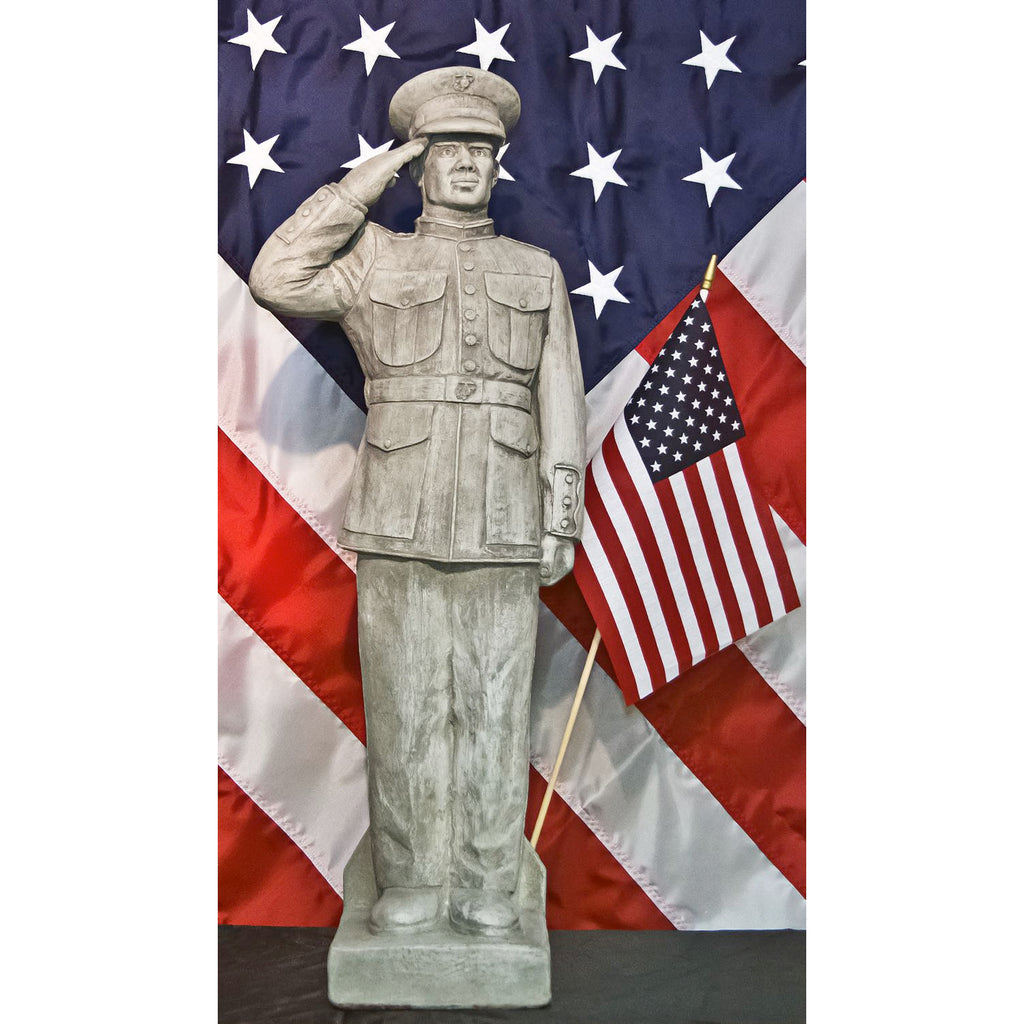 Concrete Military Statues | Outdoor Yard Display — AllSculptures