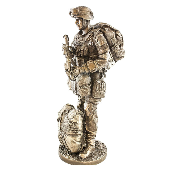 Paratrooper Military Soldier Statue