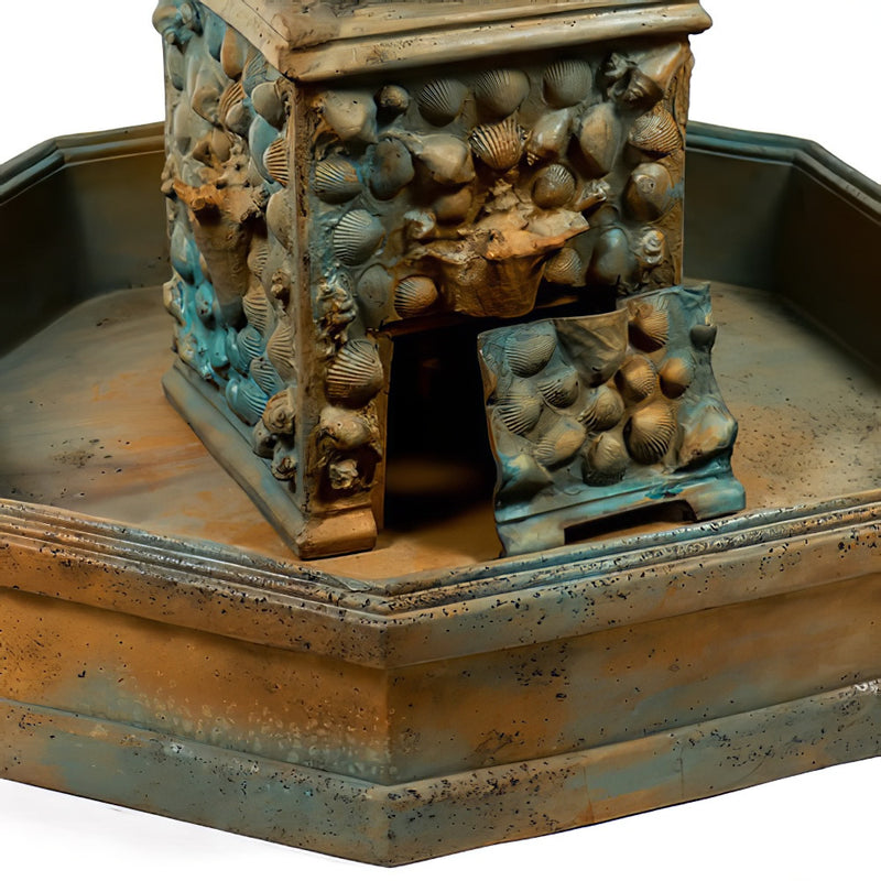 Venetian Shell Fountain with Basin