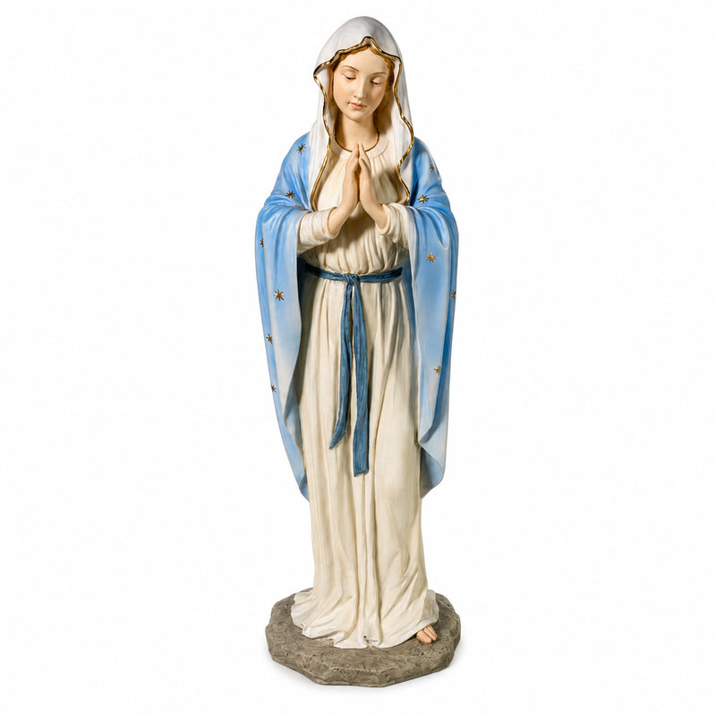 Blessed Virgin Mary In Blue Statue