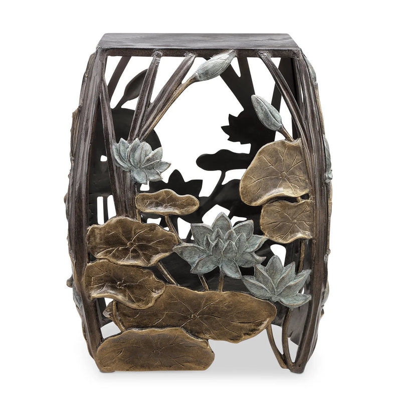 Water Lilies Garden Stool