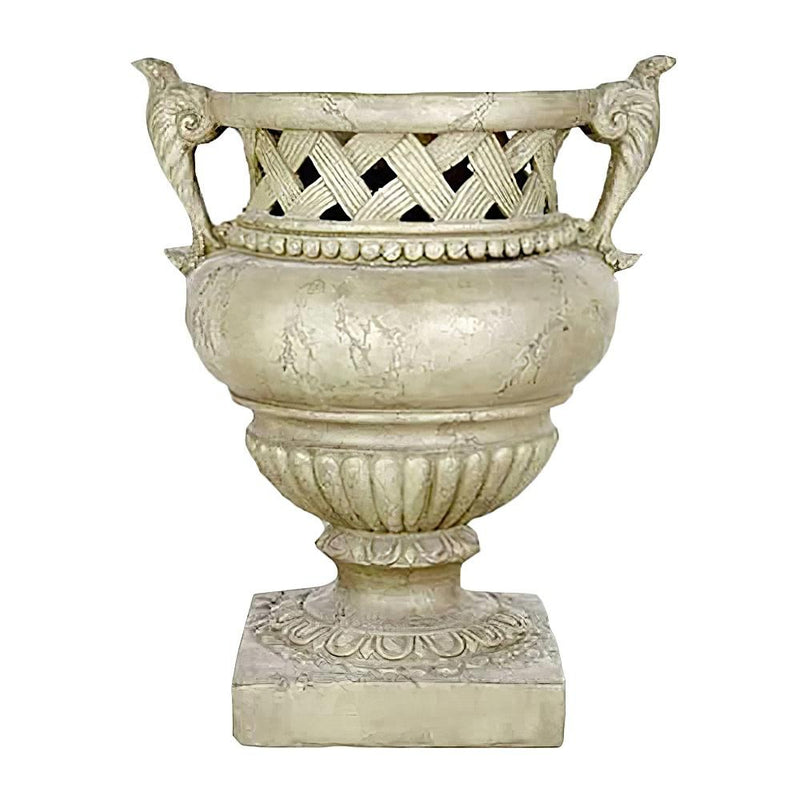 Weave Top Garden Planter-Fiberglass
