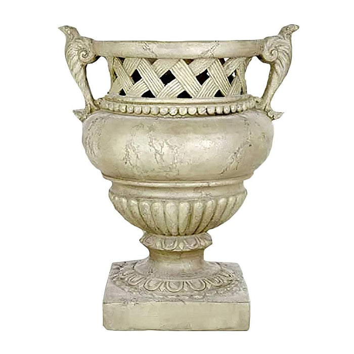 Weave Top Garden Planter-Fiberglass