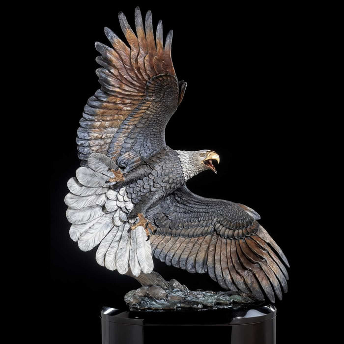 Windwalker Eagle Sculpture by Kitty Cantrell