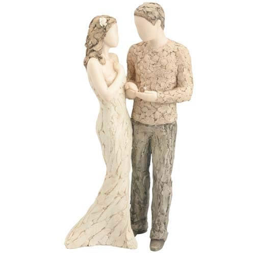 With This Ring Wedding Couple Figurine