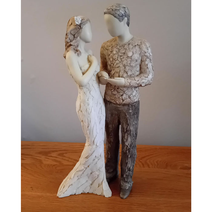With This Ring Wedding Couple Figurine