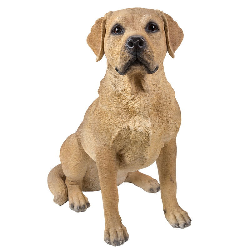 Yellow Labrador Retriever Statue- 21.25"H