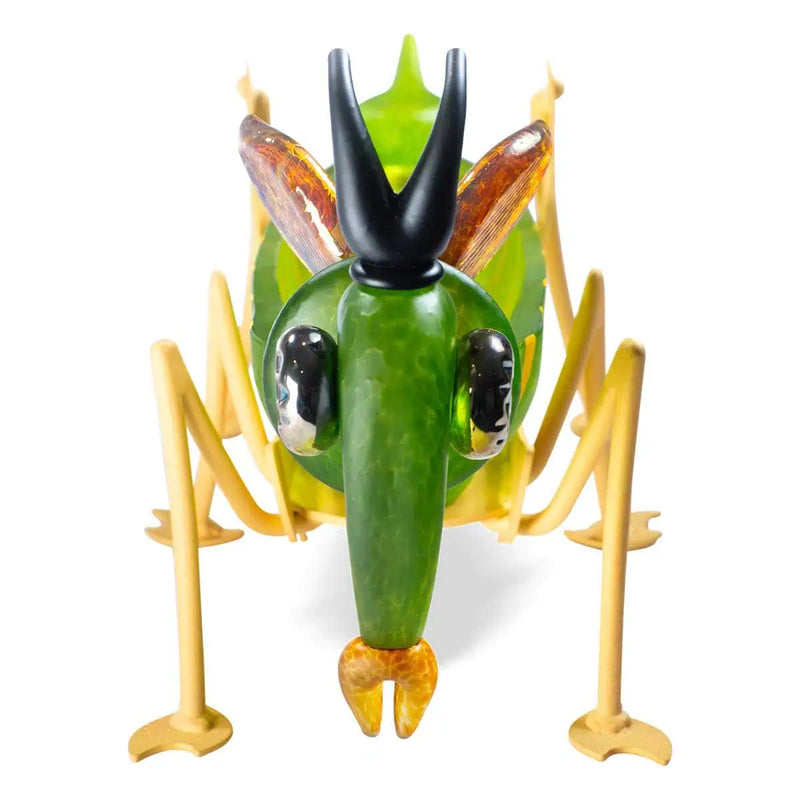 Zipp Art Glass Grasshopper Bowl by Borowski