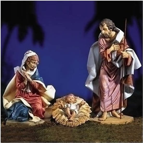 Fontanini Holy Family- 3 Piece Nativity Set- 27 Inch