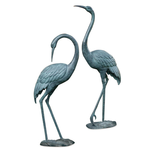 Crane Garden Sculptures- Set of 2 by SPI Home