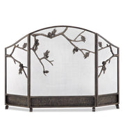 Fireplace Screen with Pine Cone Design by SPI Home