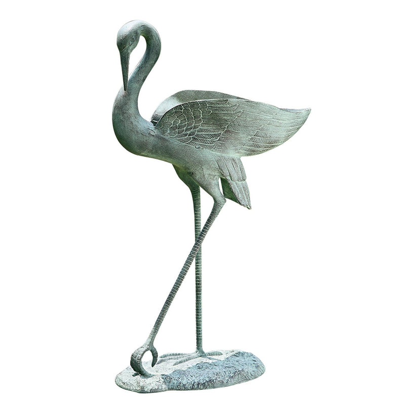 Crane Garden Planter Holder in Aluminum- by SPI Home