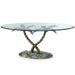 Coffee Table with Palm Tree  Base by San Pacific International