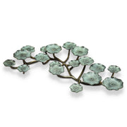 Blossom Aluminum Pillar Candelabra by San Pacific International