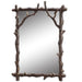 Rustic Branch Aluminum Wall Mirror by SPI Home