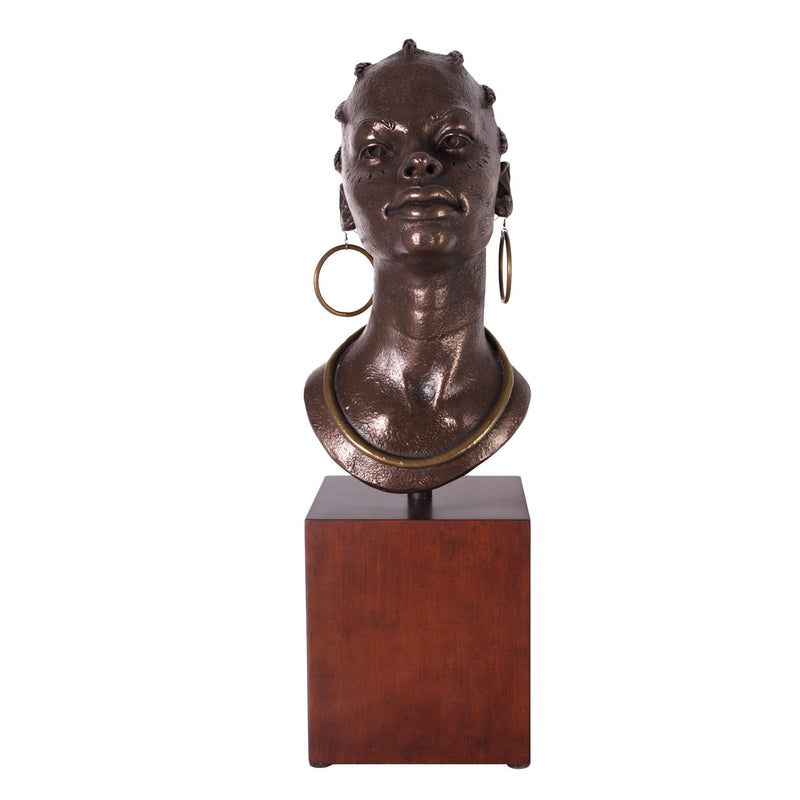 Soulful Grace-African American Woman Bust Sculpture