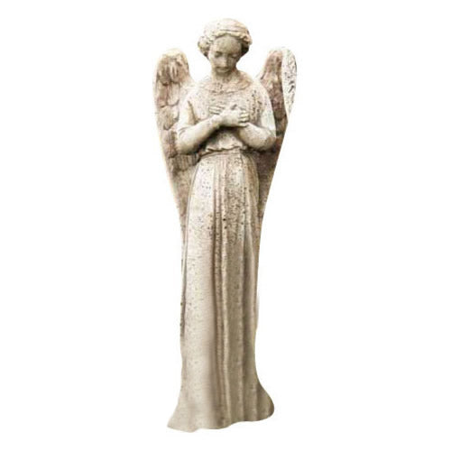 Angel Crossed Hands Garden Statue