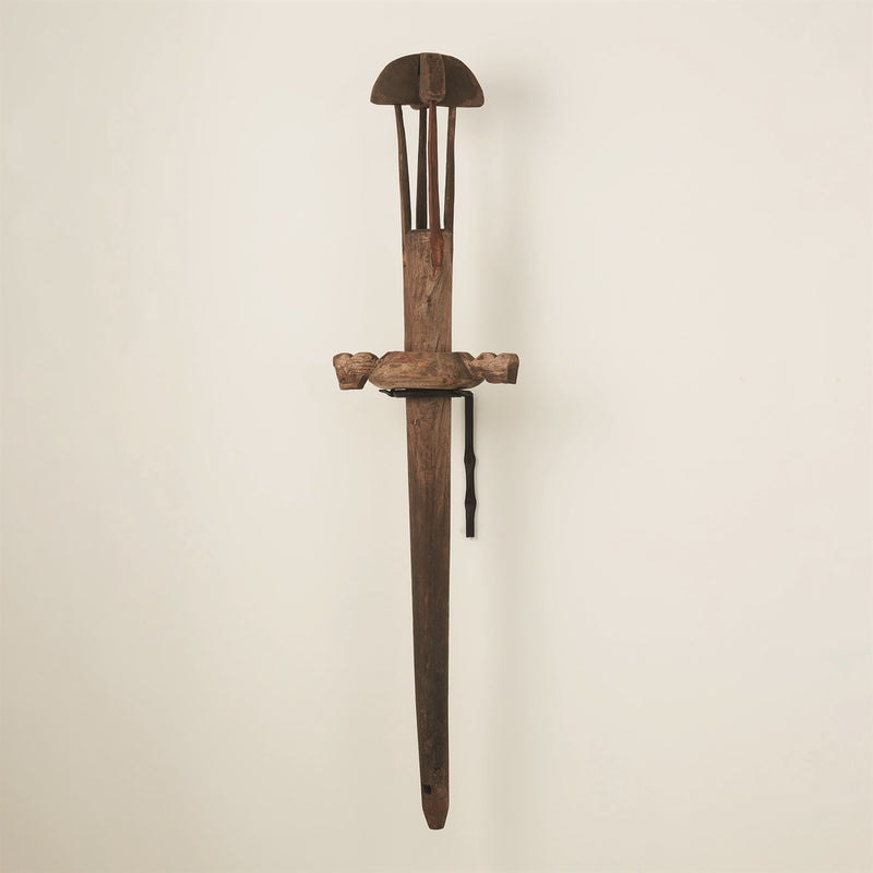Antique Mathani Churner Wall Mount Or Freestanding