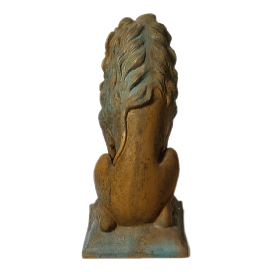 Art Nouveau Sitting Lion Set
