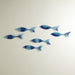 Art Glass Wall Fish Blue Color
