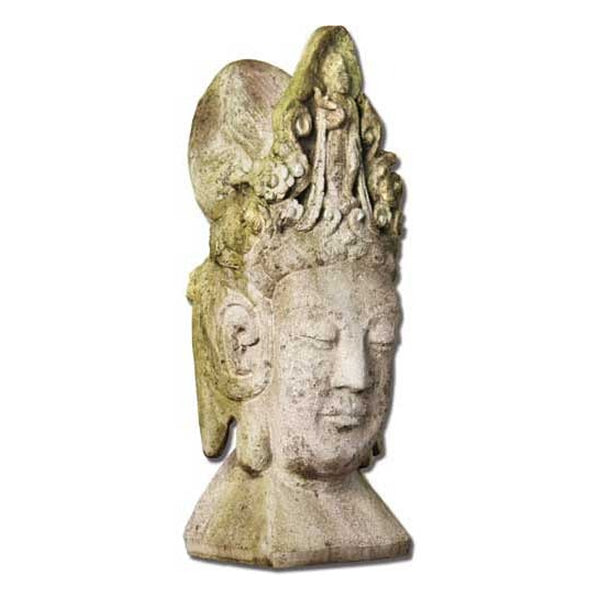 Asian Head Garden Statue