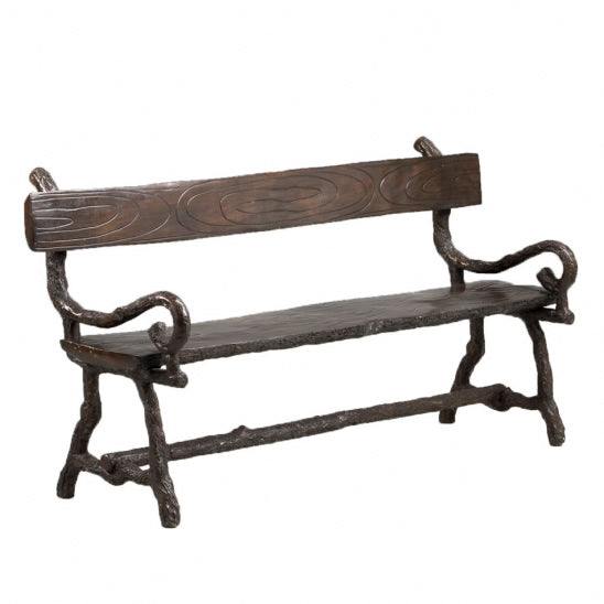 Bronze Bench for Garden