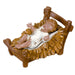 Infant/Baby Jesus In Crib Nativity Statue- 12 Inch Scale