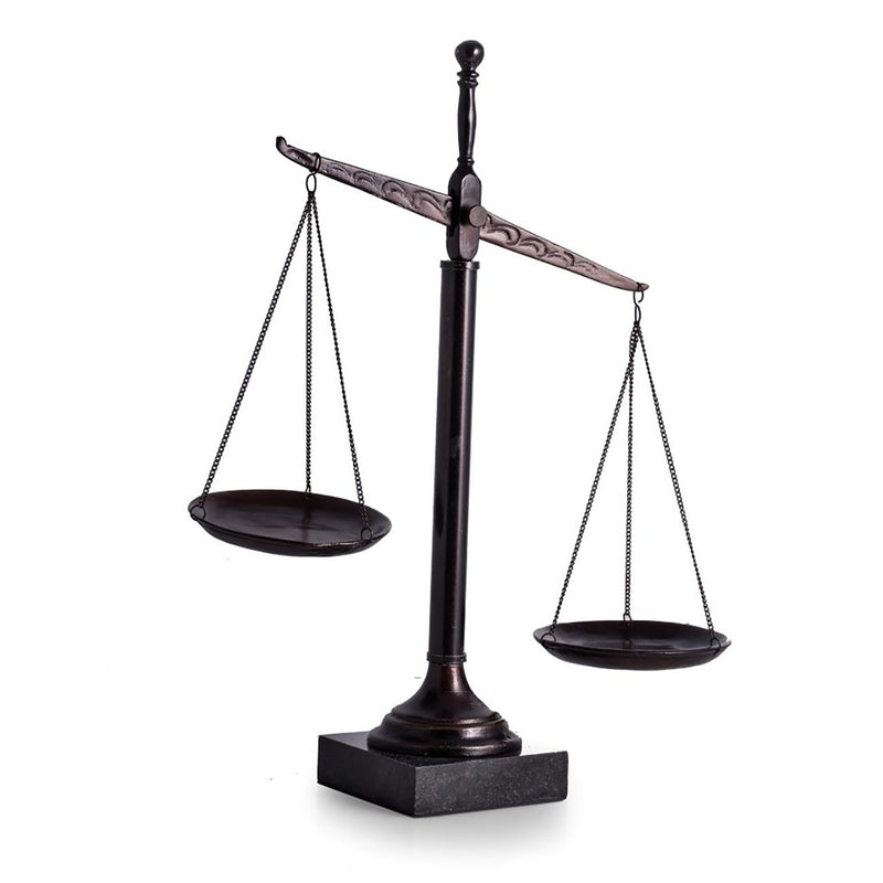 Balance Scale on Marble Base