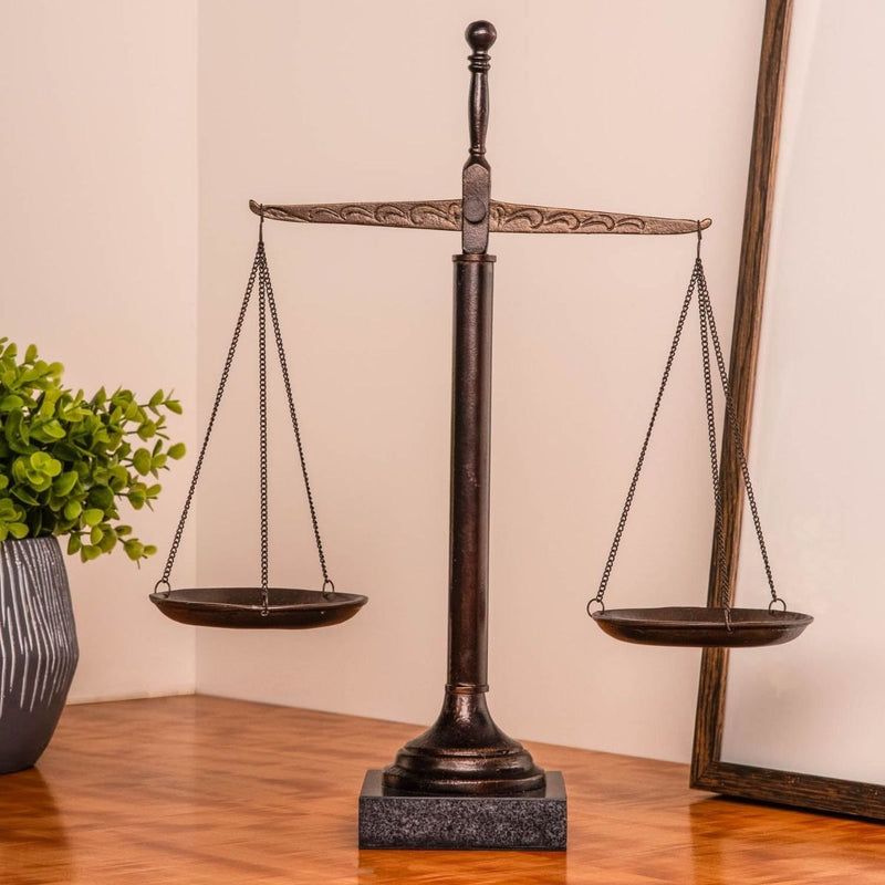 Balance Scale on Marble Base