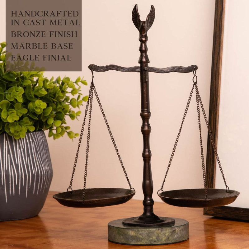 Balance Scale with Eagle Finial