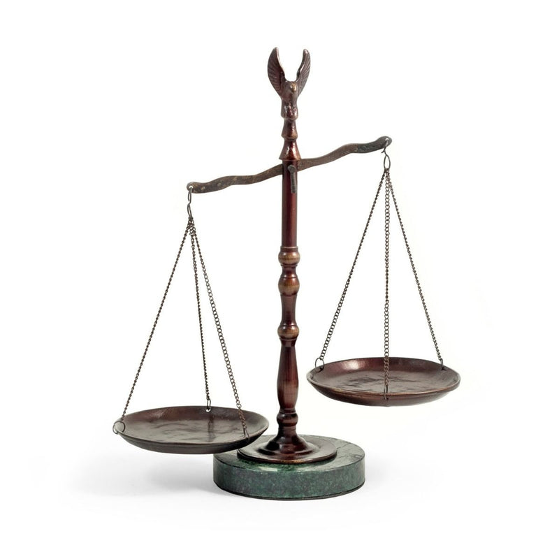 Balance Scale with Eagle Finial