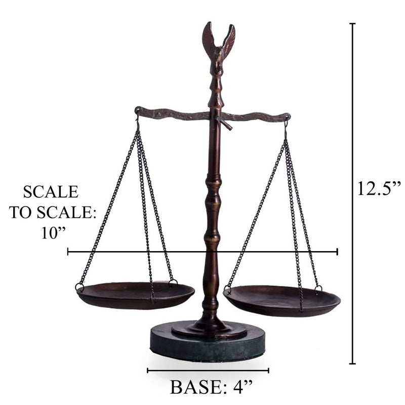 Balance Scale with Eagle Finial