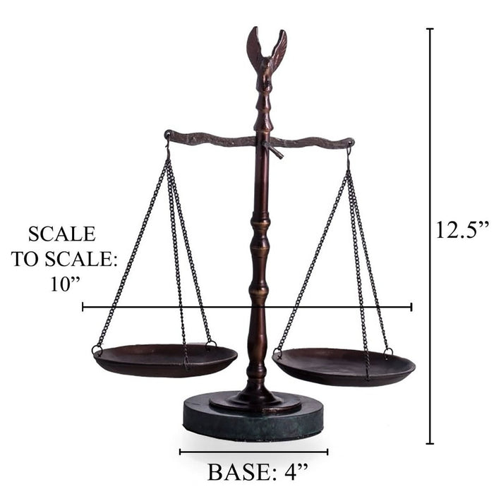 Balance Scale with Eagle Finial