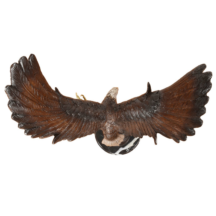 Bald Eagle with Prey Bronze Sculpture