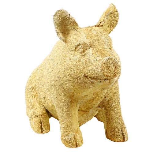Barnyard Pig Garden Statue