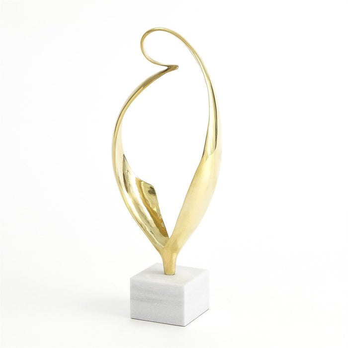 Bentloop Sculpture Brass3