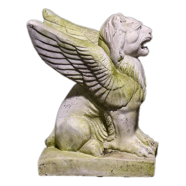 Big Mouth Griffin Garden Statue