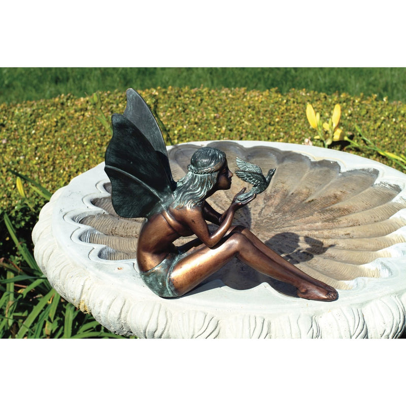 Bird Fairy Garden Sculpture