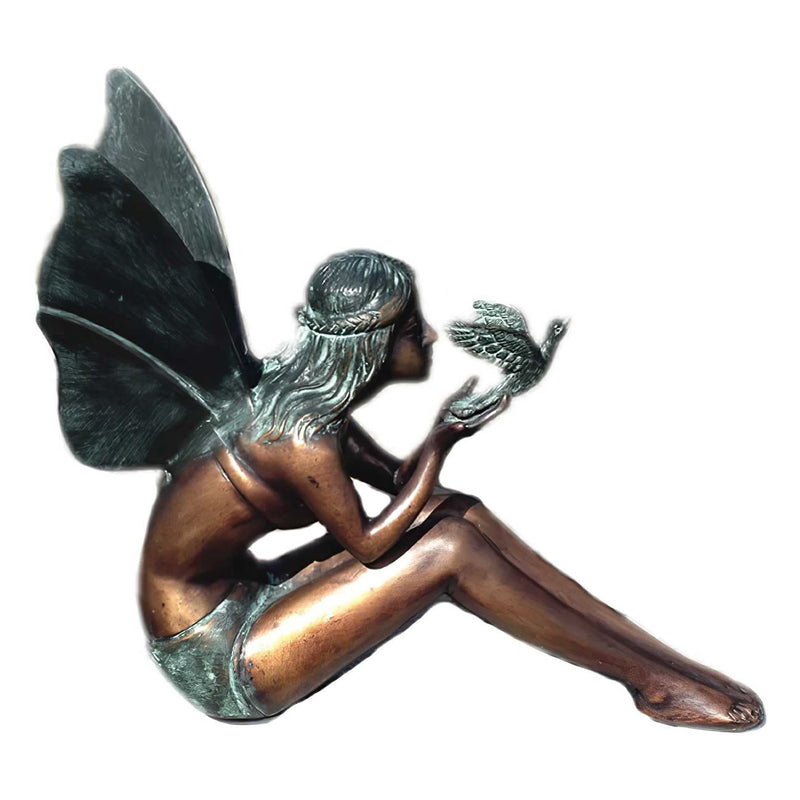 Bird Fairy Garden Sculpture
