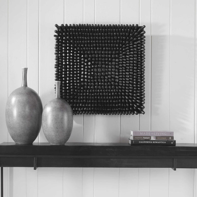 Cluster Composition Wood Wall Art Panel