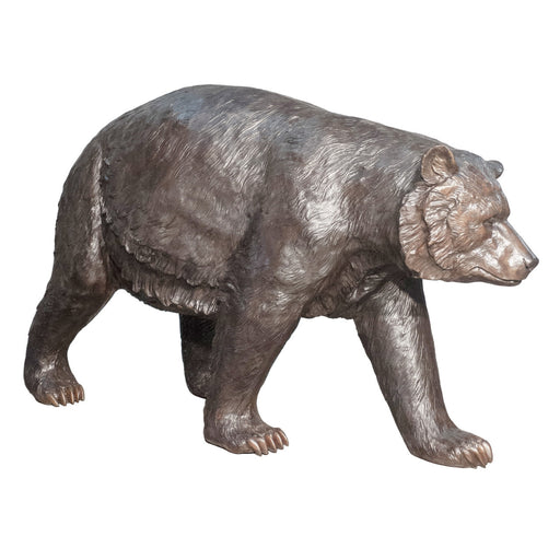 Black Bear Bronze Garden Sculpture