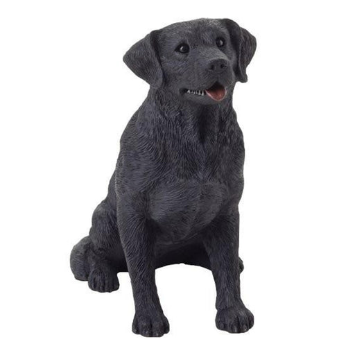 Black Labrador Retriever Dog Figurine