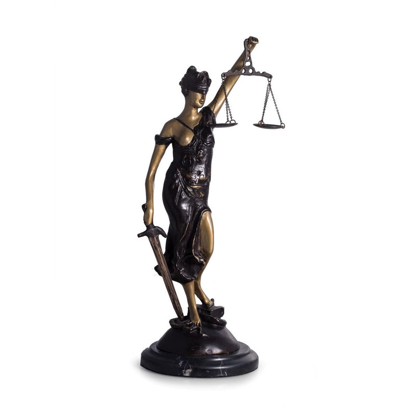 Blind Lady Justice Sculpture