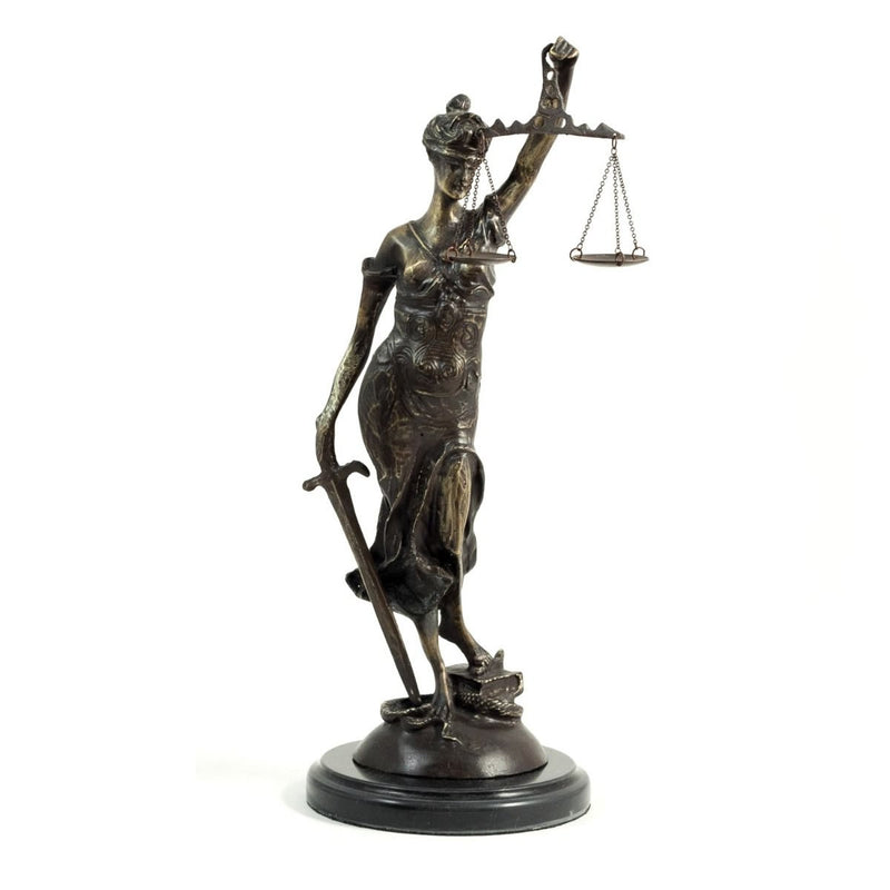 Blind Lady Justice Sculpture