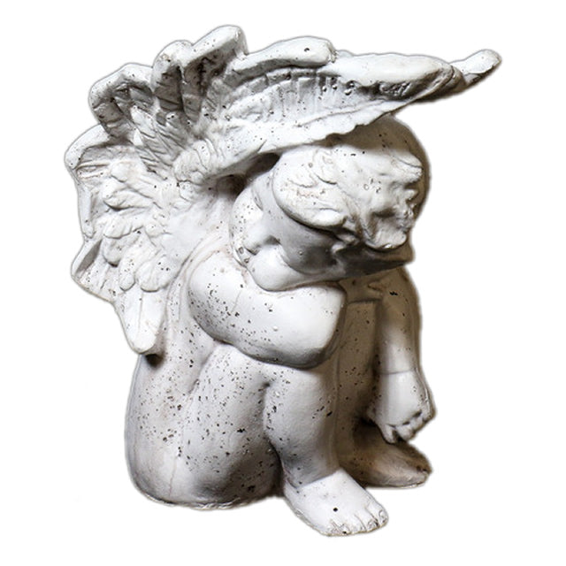 Blissful Slumber Cherub Garden Statue