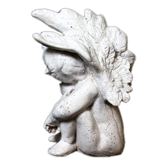 Blissful Slumber Cherub Garden Statue