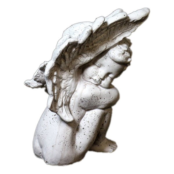 Blissful Slumber Cherub Garden Statue
